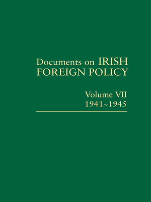 cover image of Documents on Irish Foreign Policy
